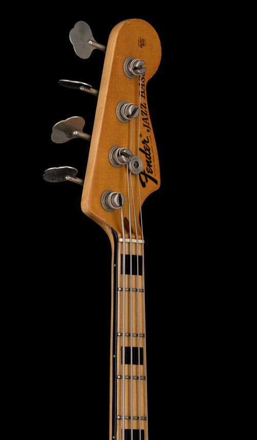 Vintage Fender 1973 Jazz Bass - Black #96090 with Hard Case