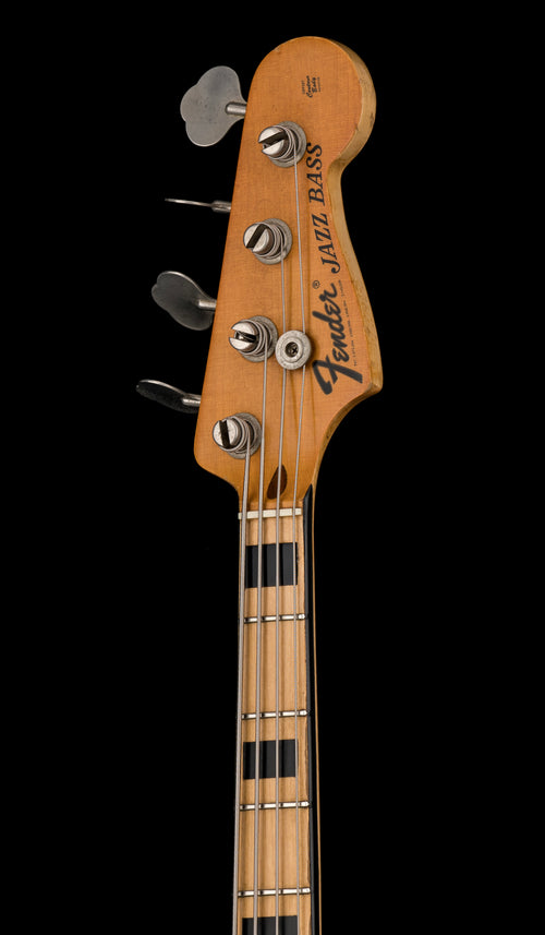 Vintage Fender 1973 Jazz Bass - Black #96090 with Hard Case