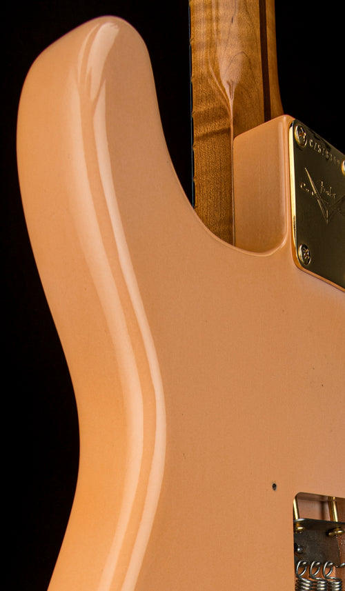 Used Fender Custom Shop Masterbuilt Dale Wilson '59 Stratocaster DLX Closet Classic (2024) - Aged Shell Pink #78349 with Original Hard Case