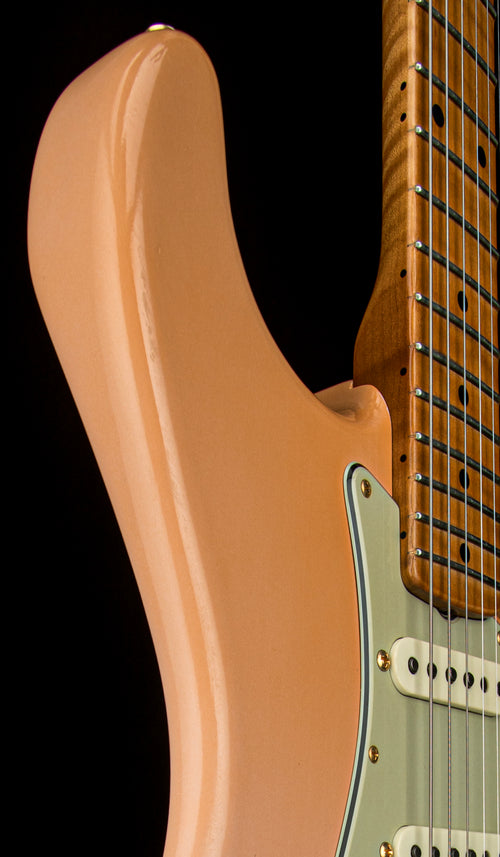 Used Fender Custom Shop Masterbuilt Dale Wilson '59 Stratocaster DLX Closet Classic (2024) - Aged Shell Pink #78349 with Original Hard Case