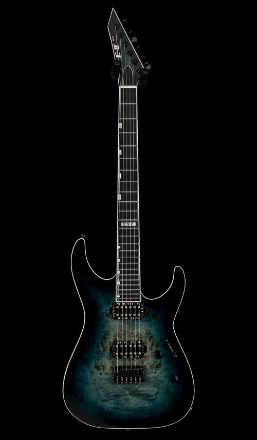 ESP E-II M-II HT - Mercury Blue Burst #ES0465243 (Factory Demonstration Model)