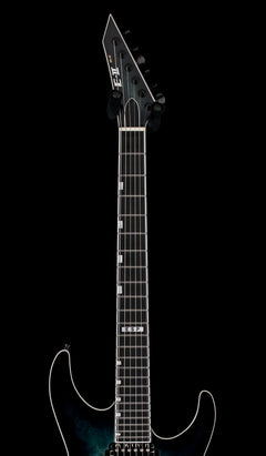 ESP E-II M-II HT - Mercury Blue Burst #ES0465243 (Factory Demonstration Model)