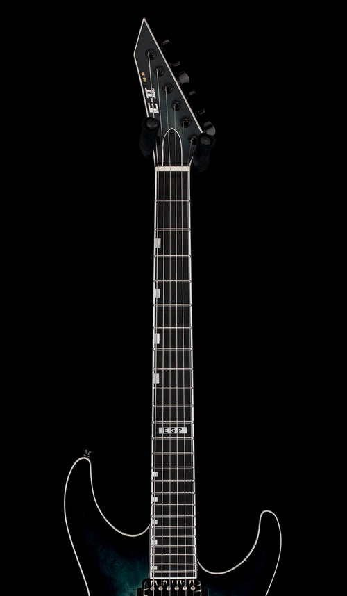 ESP E-II M-II HT - Mercury Blue Burst #ES0465243 (Factory Demonstration Model)