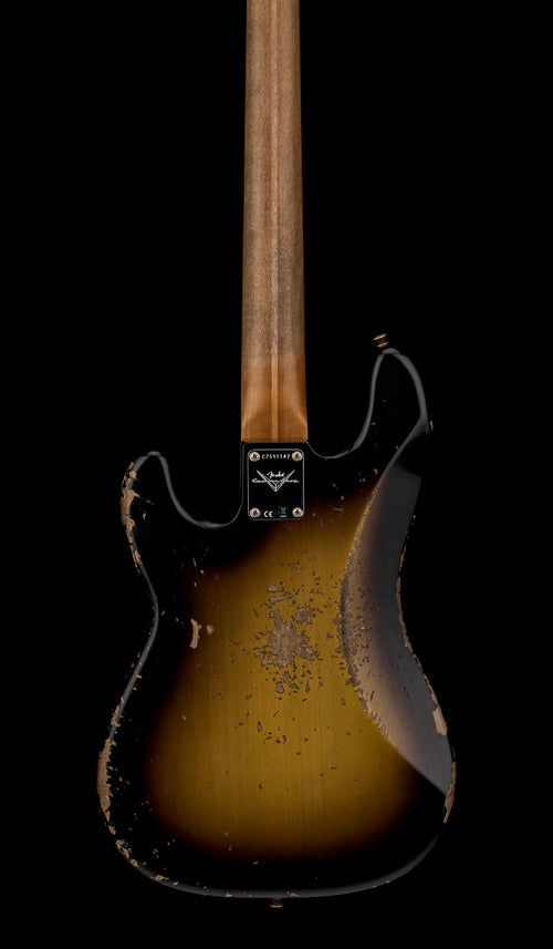 Fender Custom Shop Empire 58 Precision Bass Heavy Relic - Faded Aged 2-Color Sunburst #91147