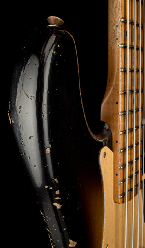 Fender Custom Shop Empire 58 Precision Bass Heavy Relic - Faded Aged 2-Color Sunburst #91147