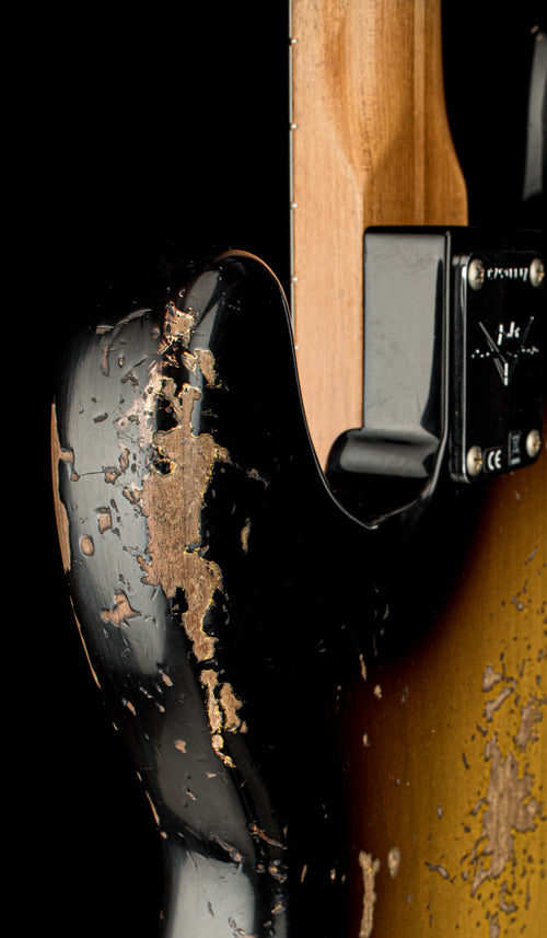 Fender Custom Shop Empire 58 Precision Bass Heavy Relic - Faded Aged 2-Color Sunburst #91147
