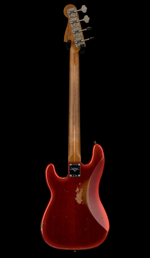 Fender Custom Shop Empire 58 Precision Bass Heavy Relic - Faded Aged Crimson Burst #86862