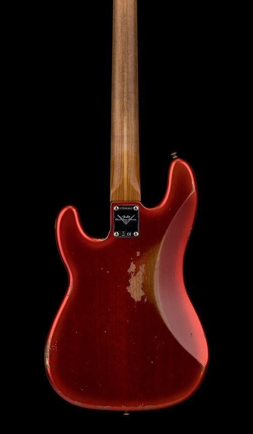 Fender Custom Shop Empire 58 Precision Bass Heavy Relic - Faded Aged Crimson Burst #86862