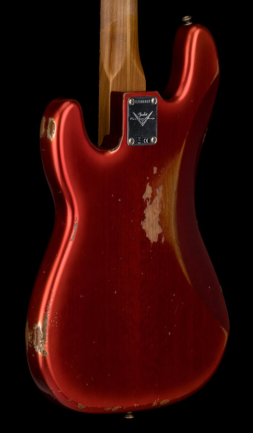 Fender Custom Shop Empire 58 Precision Bass Heavy Relic - Faded Aged Crimson Burst #86862