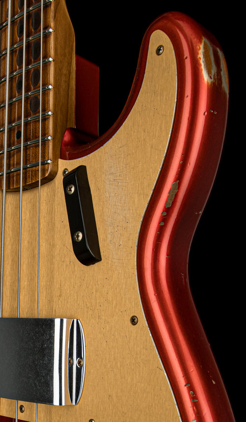 Fender Custom Shop Empire 58 Precision Bass Heavy Relic - Faded Aged Crimson Burst #86862