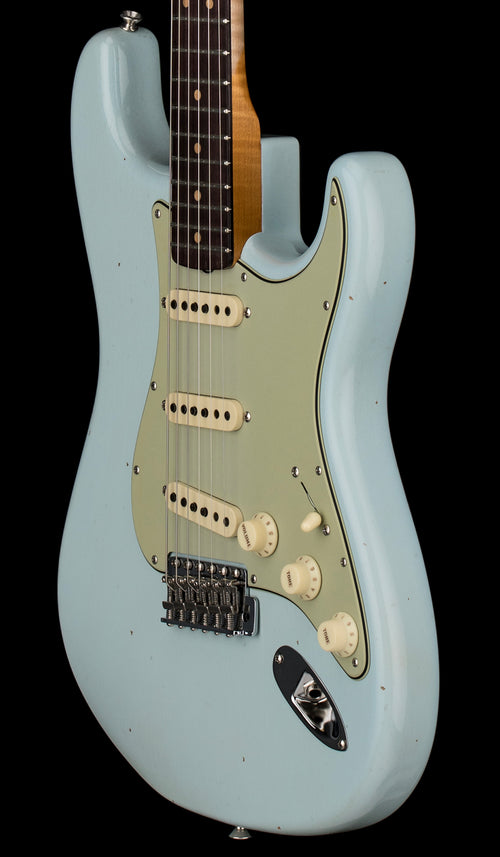 Fender Custom Shop Limited Edition '63 Stratocaster Journeyman Relic/Closet Classic - Aged Sonic Blue #83130