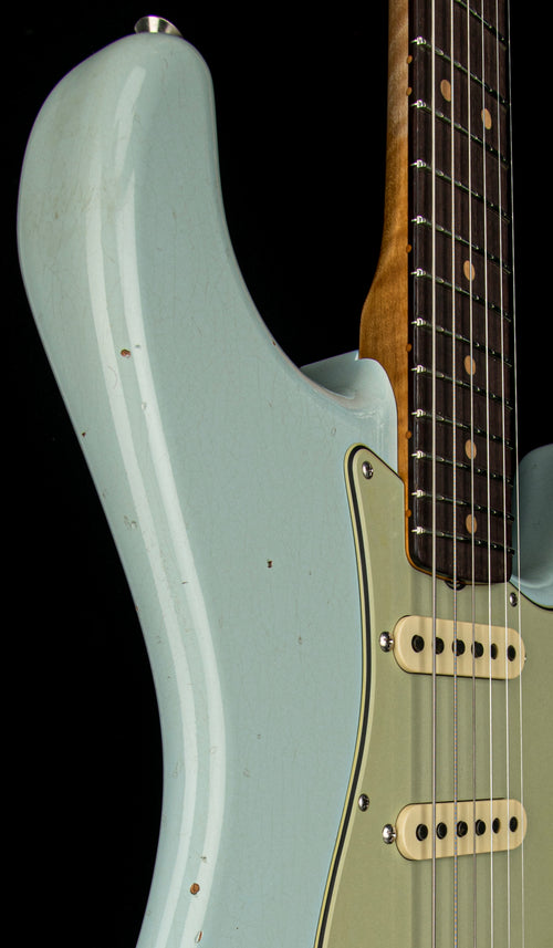 Fender Custom Shop Limited Edition '63 Stratocaster Journeyman Relic/Closet Classic - Aged Sonic Blue #83130