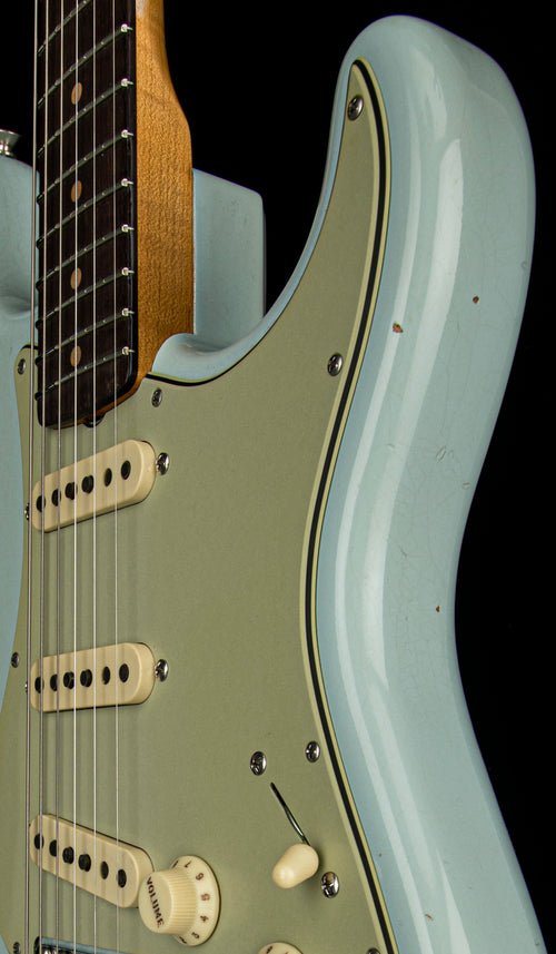 Fender Custom Shop Limited Edition '63 Stratocaster Journeyman Relic/Closet Classic - Aged Sonic Blue #83130