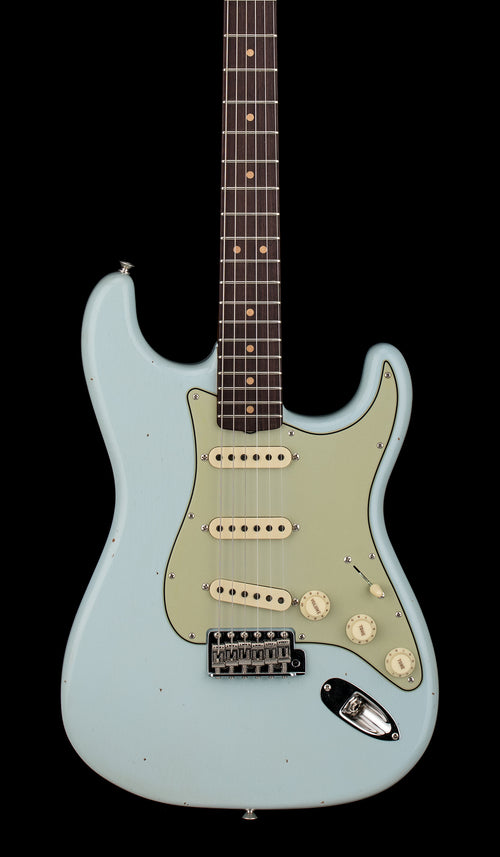 Fender Custom Shop Limited Edition '63 Stratocaster Journeyman Relic/Closet Classic - Aged Sonic Blue #83130