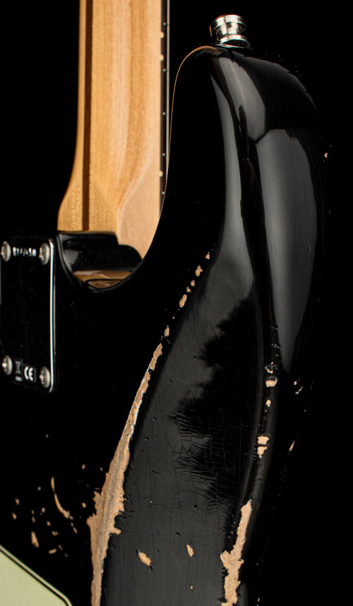 Fender Custom Shop Custom Deluxe HSS S-1 Stratocaster Relic - Black #47650