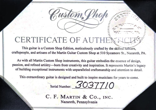 Martin Custom Shop OM-28 Style Adirondack Spruce/Guatemalan Rosewood - Cinnamon Teardrop Burst #37710 (Empire Music Spec)