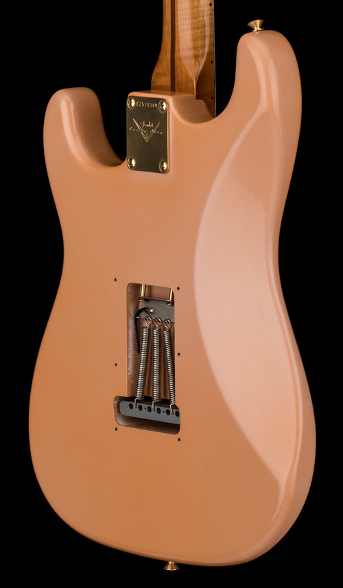 Used Fender Custom Shop Masterbuilt Dale Wilson '59 Stratocaster DLX Closet Classic (2024) - Aged Shell Pink #78349 with Original Hard Case