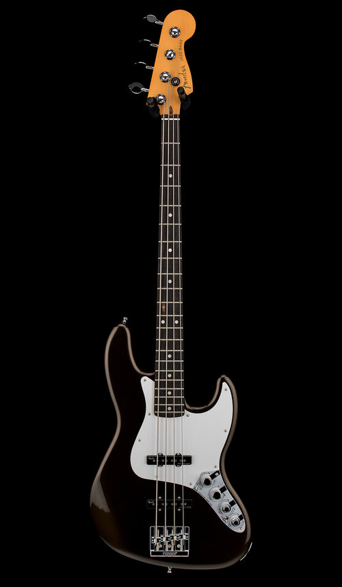 Used Fender American Ultra II Jazz Bass (2024) - Texas Tea #60776 with Gig Bag