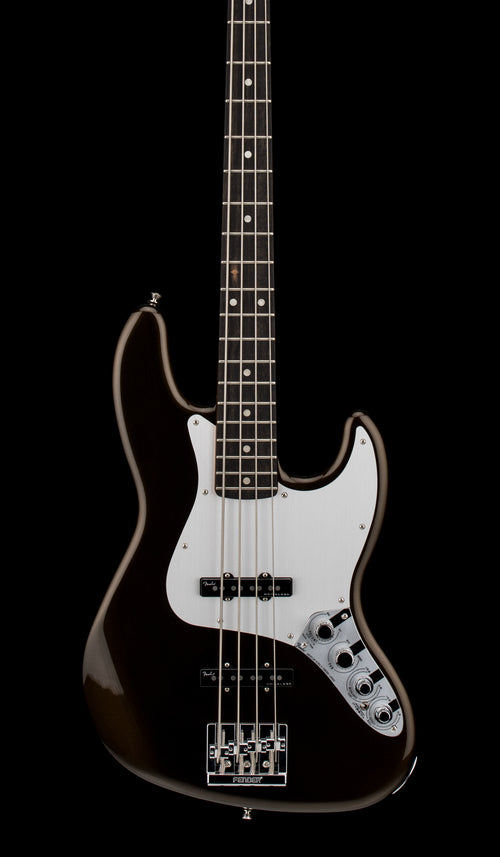 Used Fender American Ultra II Jazz Bass (2024) - Texas Tea #60776 with Gig Bag