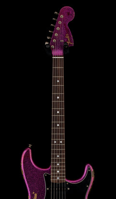 Used Fender Custom Shop Empire 67 Stratocaster Heavy Relic (2017) - Magenta Sparkle #33052 with Original Hard Case