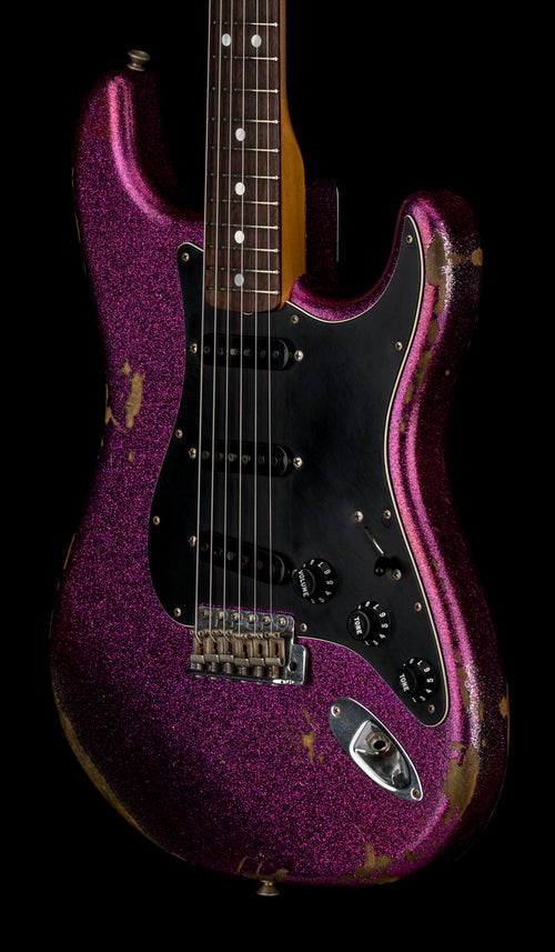 Used Fender Custom Shop Empire 67 Stratocaster Heavy Relic (2017) - Magenta Sparkle #33052 with Original Hard Case