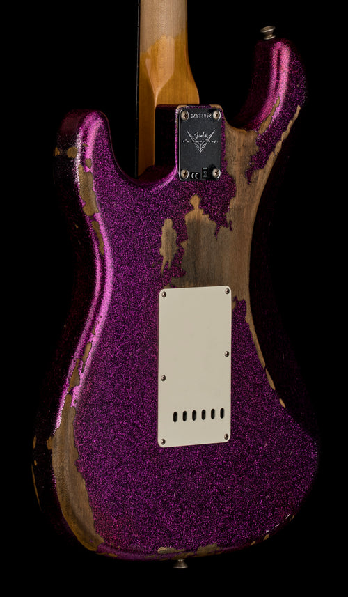 Used Fender Custom Shop Empire 67 Stratocaster Heavy Relic (2017) - Magenta Sparkle #33052 with Original Hard Case