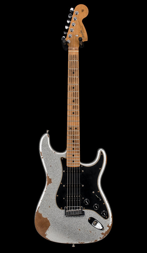 Used Fender Custom Shop Empire 67 Super Stratocaster HSS Heavy Relic (2023) - Silver Sparkle #12911 with Original Hard Case