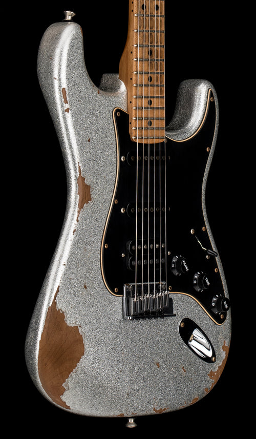 Used Fender Custom Shop Empire 67 Super Stratocaster HSS Heavy Relic (2023) - Silver Sparkle #12911 with Original Hard Case