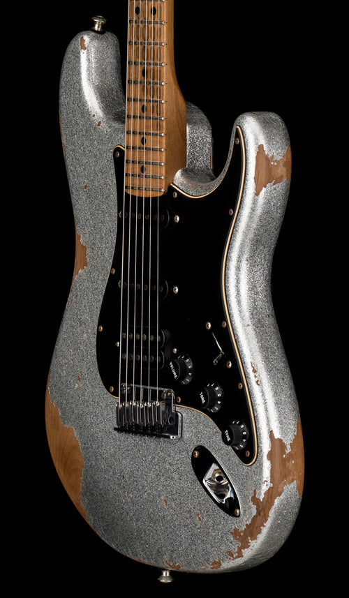 Used Fender Custom Shop Empire 67 Super Stratocaster HSS Heavy Relic (2023) - Silver Sparkle #12911 with Original Hard Case