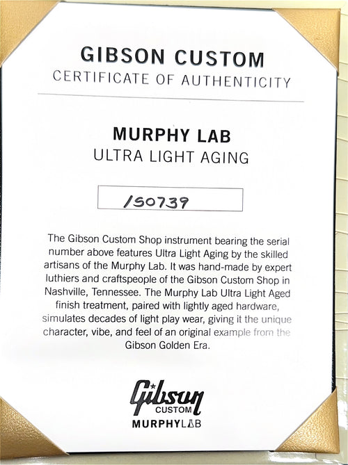Used Gibson Custom Shop 1964 ES-335 Reissue Murphy Lab Ultra Light Aged (2025) - Sixties Cherry #50739