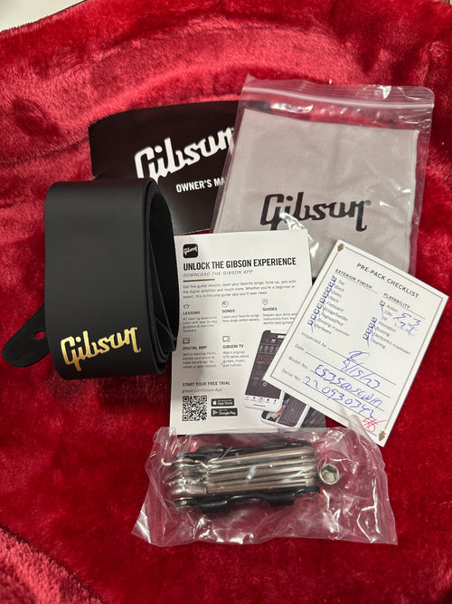 Used Gibson ES-335 Figured (2023) - Sixties Cherry #30342 with Original Hard Case