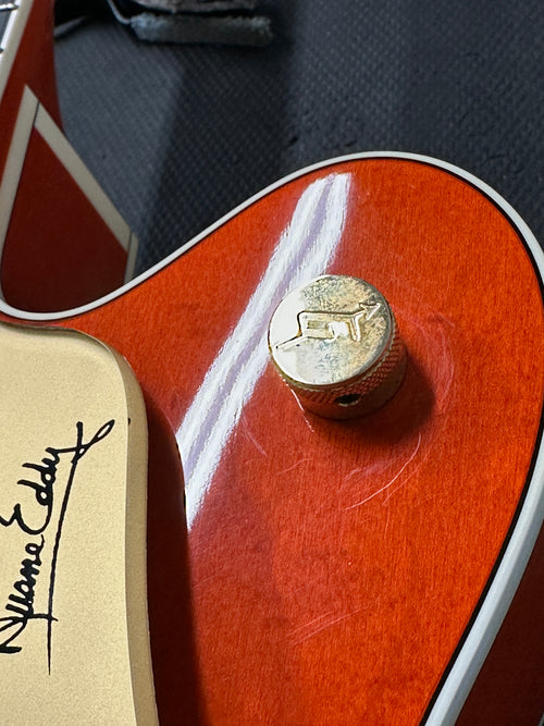 Used Gretsch G6120DE Duane Eddy Signature 6120 (1997) - Orange Stain #9711120DE with Original Hard Case