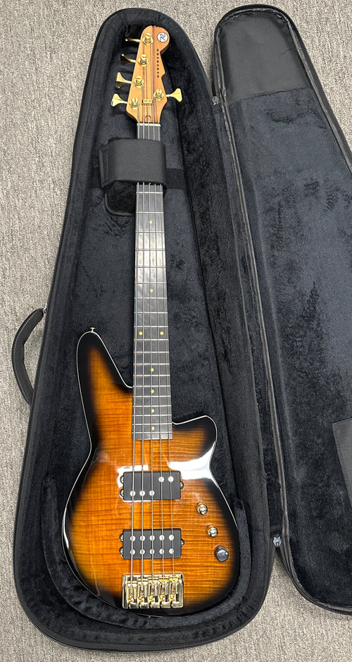 Used Reverend Mercalli 5 FM - Coffee Burst #65434 with Case