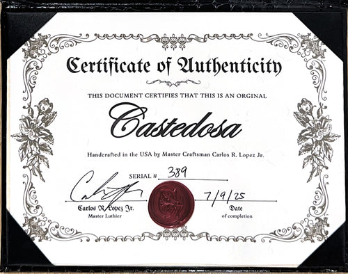 Castedosa Guitars Halcón Standard - Aged 3-Tone Sunburst #389