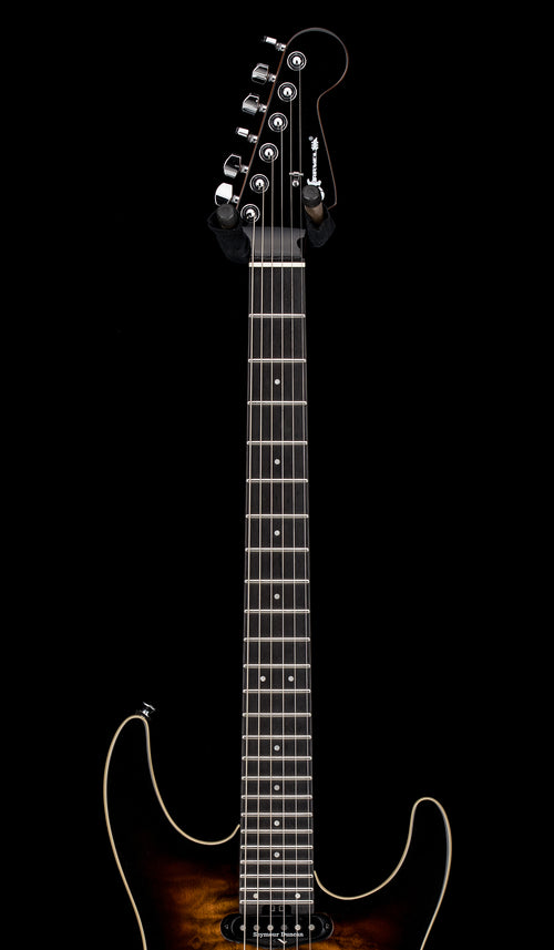 Charvel Pro-Mod Plus Dinky DK24 HSS 2PT QM - Amber Tiger Eye #00510