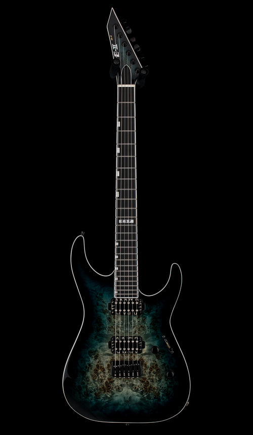 ESP E-II M-II HT - Mercury Blue Burst #ES7295243 (Factory Demonstration Model)