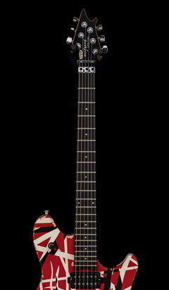 EVH Limited Edition Wolfgang Special Striped Series - Aged Red, Black, and White #50438