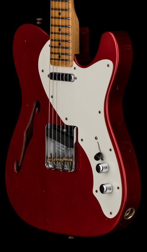 Fender Custom Shop 50s Thinline Telecaster Journeyman Relic - Aged Candy Apple Red #43117