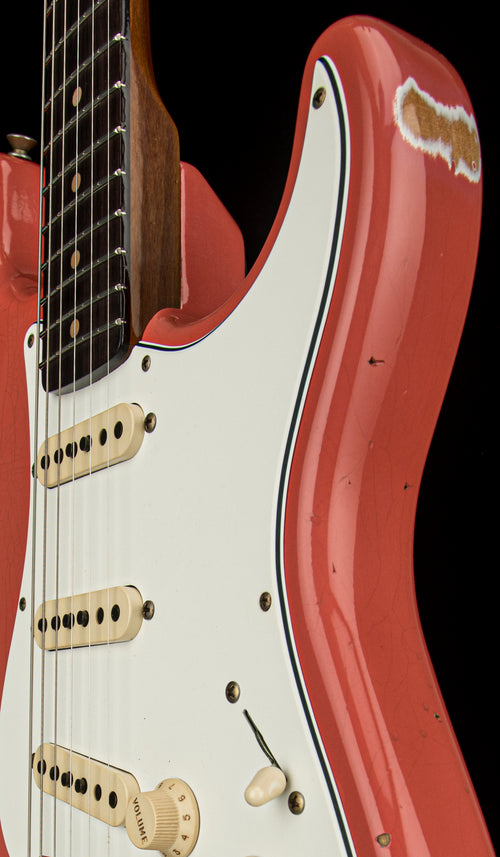 Fender Custom Shop Empire 59 Transition Stratocaster Relic - Super Faded Aged Fiesta Red #19730