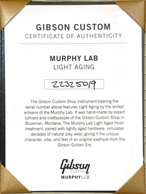 Gibson Custom Shop 1960 Hummingbird Murphy Lab Light Aged - Heritage Cherry Sunburst #25019