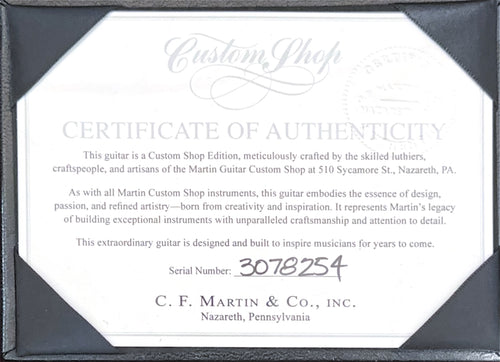 Martin Custom Shop 000-28 Style Pale Moon Ebony #78254 (Empire Music Spec)