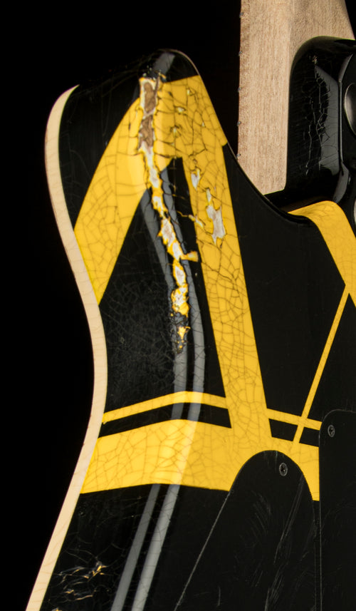EVH Custom Shop Wolfgang Relic - Black with Yellow Stripes #7659A