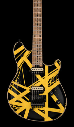 EVH Custom Shop Wolfgang Relic - Black with Yellow Stripes #7659A
