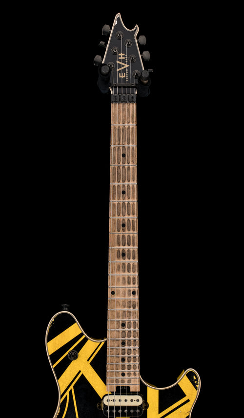 EVH Custom Shop Wolfgang Relic - Black with Yellow Stripes #7659A