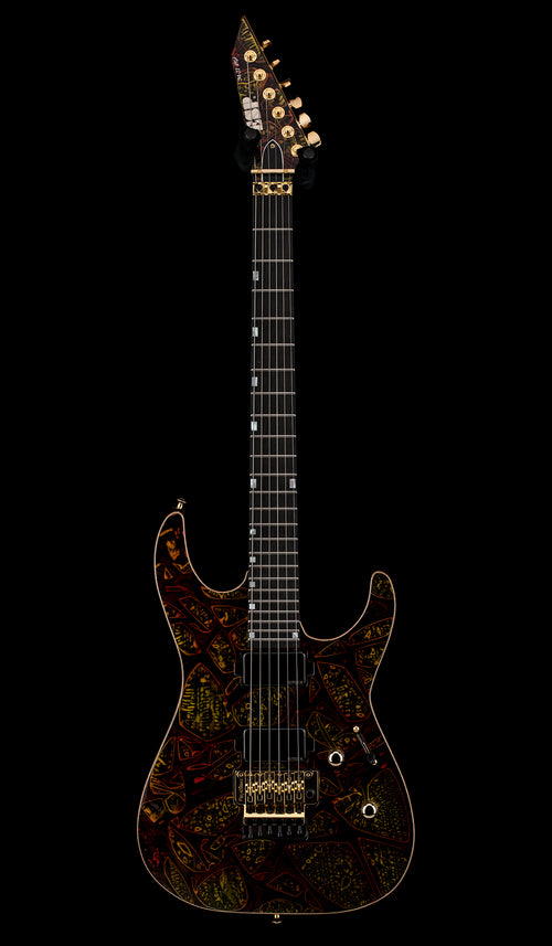 Used ESP M-II DX FR USA (2025) - Hellfire #25651 with Original Hard Case
