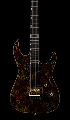 Used ESP M-II DX FR USA (2025) - Hellfire #25651 with Original Hard Case