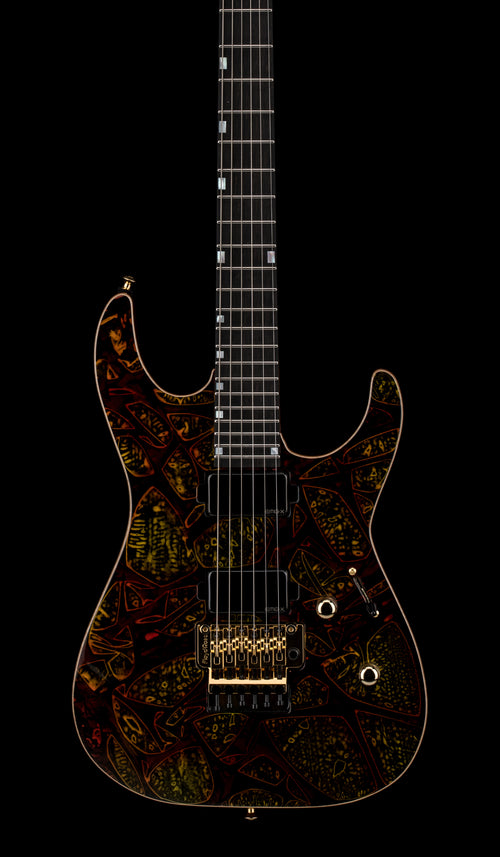 Used ESP M-II DX FR USA (2025) - Hellfire #25651 with Original Hard Case