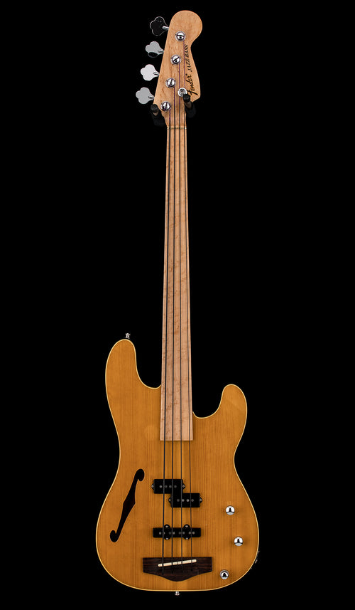 Used Modified Fender MIJ Fretless Precision Bass - Natural #1546