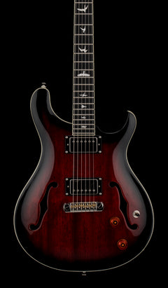 Used PRS Hollowbody SE (2021) - Fire Red Burst #26624 with Original Hard Case