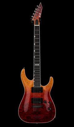 ESP E-II Horizon NT-II - Tiger Eye Amber Fade #ES8565253 (Factory Demonstration Model)